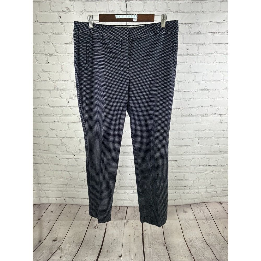 Talbots Navy Blue Newport Straight Leg Trousers Women’s Dress Pants 10 (34x30)